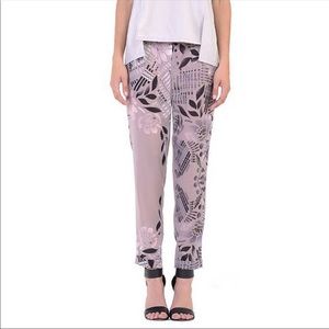 STELLA & JAMIE EVE Print Sheer pants Large